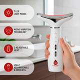 Pursonic - 7-Color LED Light Therapy Neck & Face Device