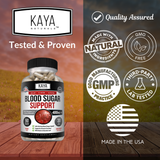 Kaya Naturals - Kaya Naturals Blood Sugar Support: 60 Count