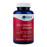 Trace Minerals Zinc + Vitamin C Chewable - Raspberry 60 ct